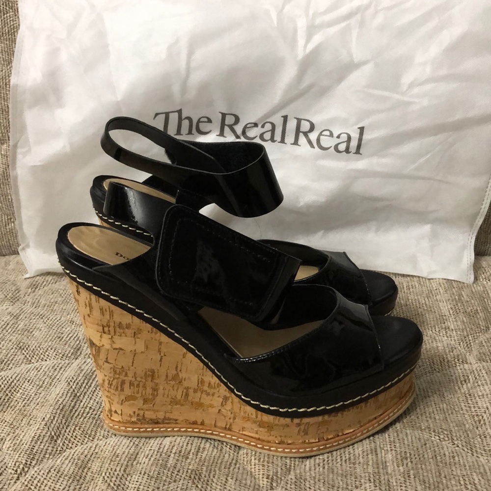 DOMENICO VACCA PLATFORM SANDALS SIZE 39 - Picture 3 of 8